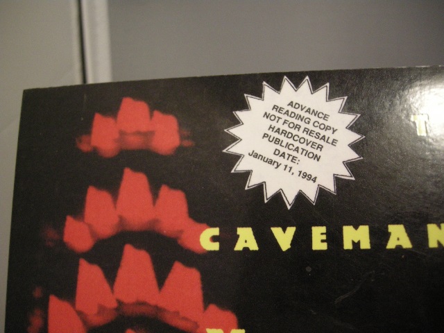 Image for The Caveman's Valentine (Includes Advance Reading Copy)