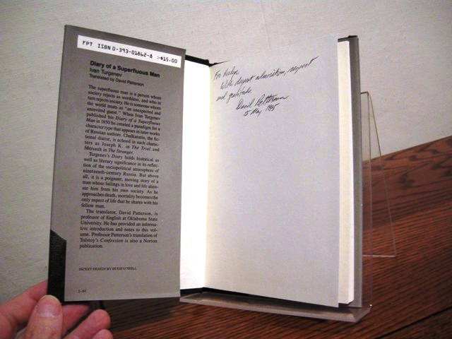 Image for Diary of a Superfluous Man