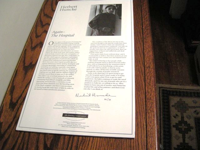 Image for Again---The Hospital (Broadside/Poster)