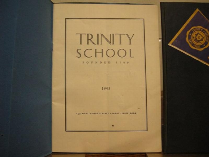 Trinity School New York Yearbooks Four Volumes 