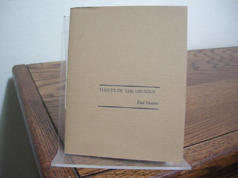 Image for Thefts of the Obvious